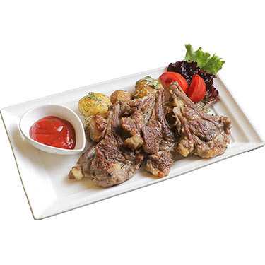 Каре барашка с молодым картофелем Restaurant MIRANDI