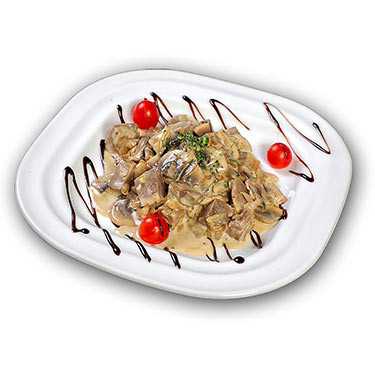 Язык с грибами Restaurant MIRANDI