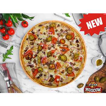 Пицца Халапеньо с мясом Pizza Moscow