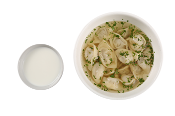 Пельмени с бульоном Restaurant Nurafshon