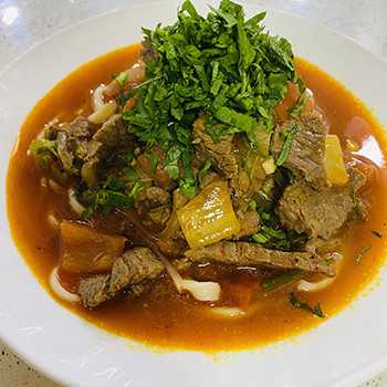 Лагман по-уйгурски Restaurant Nurafshon