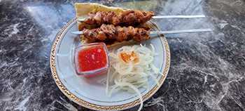 Куриный шашлык Restaurant Nurafshon