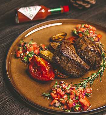 Медальоны с овощами Restaurant Nurafshon