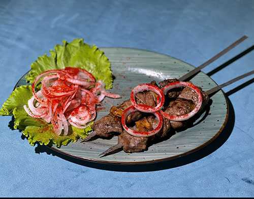 Кусковой баранина XON OSIYO milliy restoran