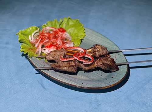 Баранья корейка XON OSIYO milliy restoran