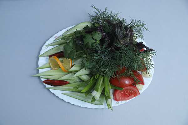 Свежее ассорти BUXORO Oilaviy Restoran
