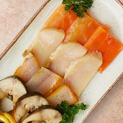 Рыбное ассорти Gijduvon Premium Family Restaurant