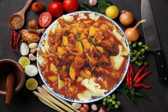 Цыпленок на большой сковороде Lajia Lapsha