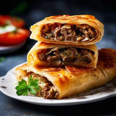 Мясной бурек Margiya (г. Нукус)