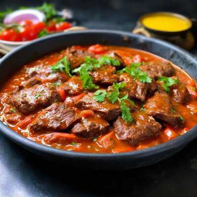 Мясное соте в соусе Margiya (г. Нукус)
