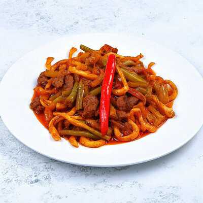 Жареный лагман Chinzano (г. Нукус)