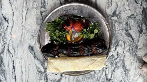 Шашлык из баклажанов Urfa Sofrasi Turkish Restaurant