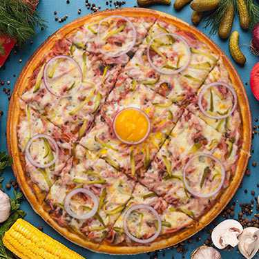 Пицца Карбонара Pizza Moscow