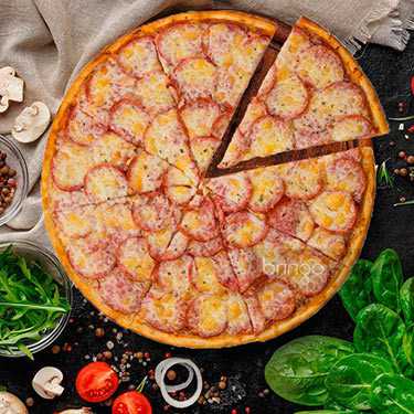 Пицца Пепперони с грибами Pizza Moscow